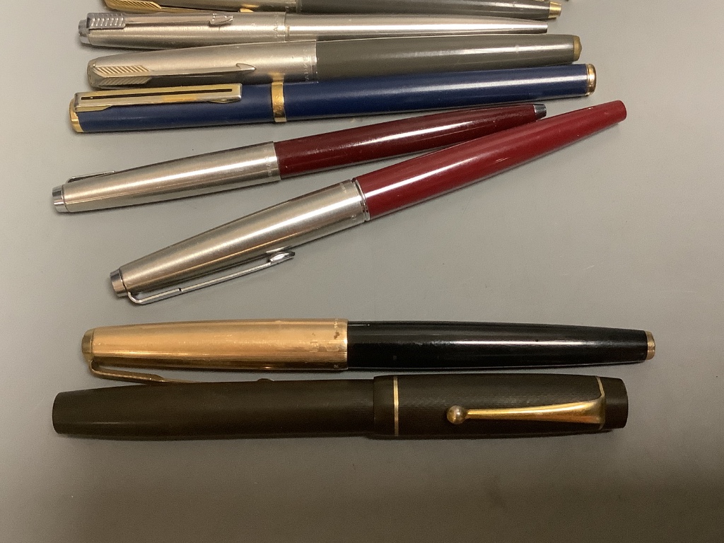 A collection of vintage fountain pens